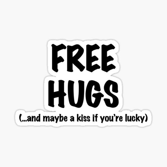 Discover Free Hugs Short Sleeve T-Shirt in Black