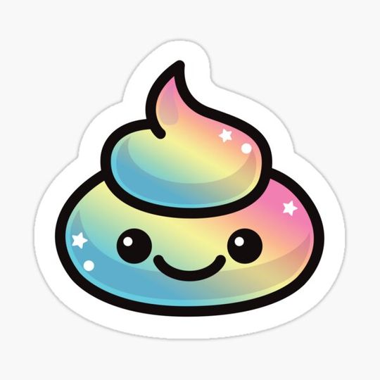 Discover Cute Poop Smiley: Girls & Boys Rainbow Smiley Faces