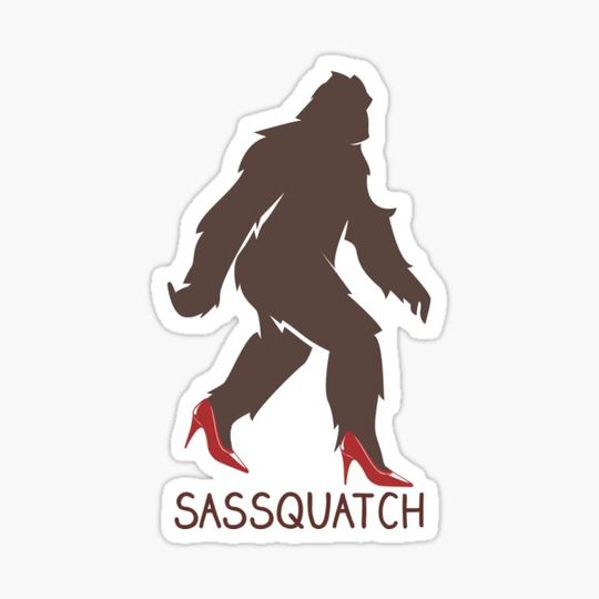 Discover Sassquatch - Badass With An Attitude To Match  - Black - Heels