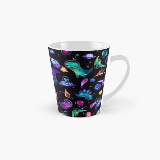 Discover Space Dinosaur Astronauts Watercolor Pink Purple Pattern