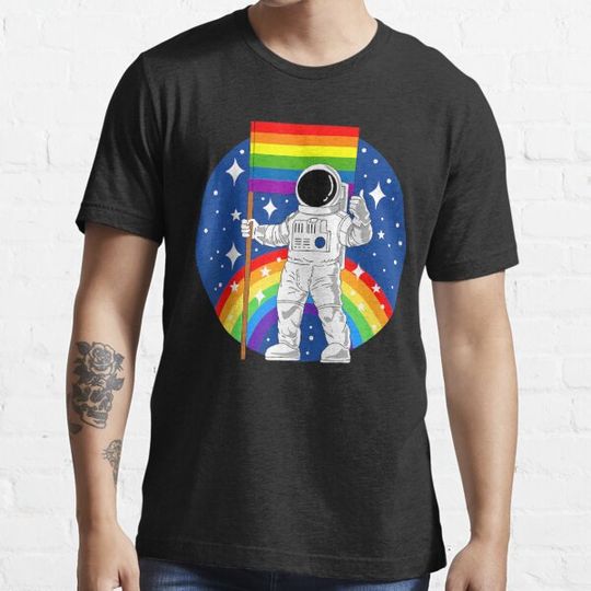 Discover Astronaut Rainbow Flag Space Lgbt Gay Pride Equality