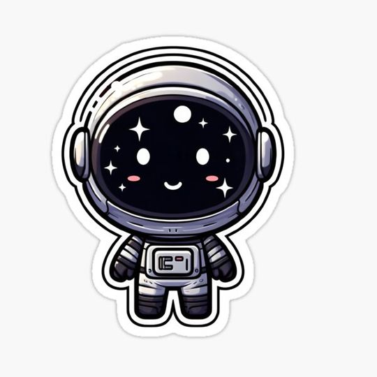 Discover Cute Adorable Astronaut in Space
