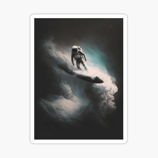 Discover Surfing Astronaut