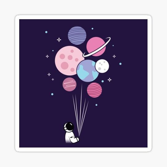 Discover Astronaut with Balloons