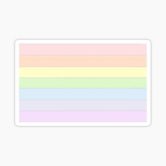 Discover gay pastel rainbow flag