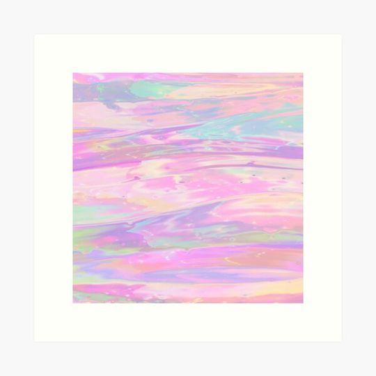 Discover Holographic iridescent rainbow colors