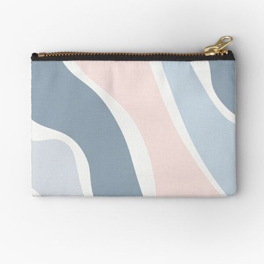 Discover Blue and Pink Abstract Stripes