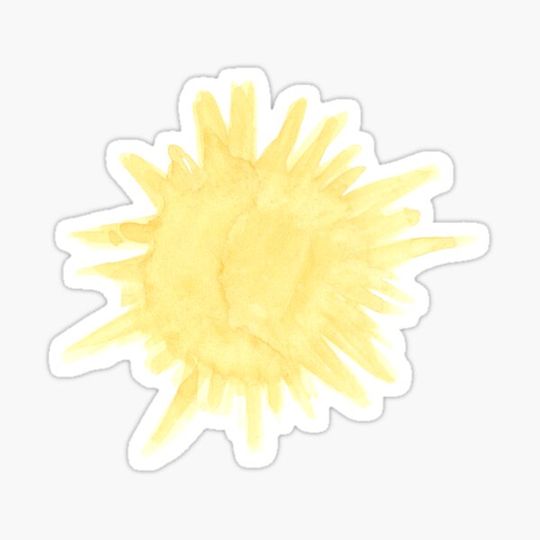 Discover Watercolor Sun