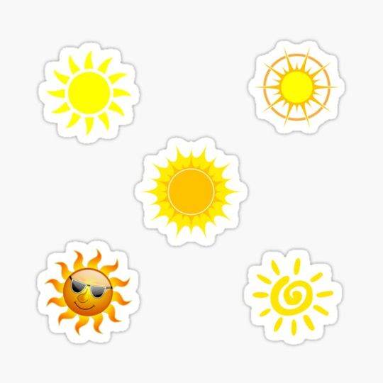 Discover Sun sticker pack