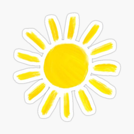 Discover Yellow Painted Sun