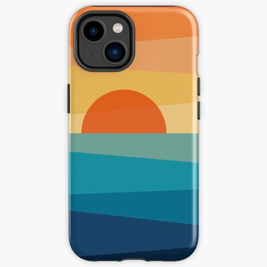 Discover Abstract geometric sunrise