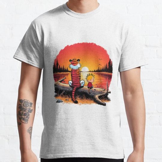 Discover Calvin and Hobbs sunset