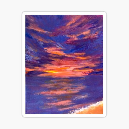 Discover Dramatic Sunset Painting