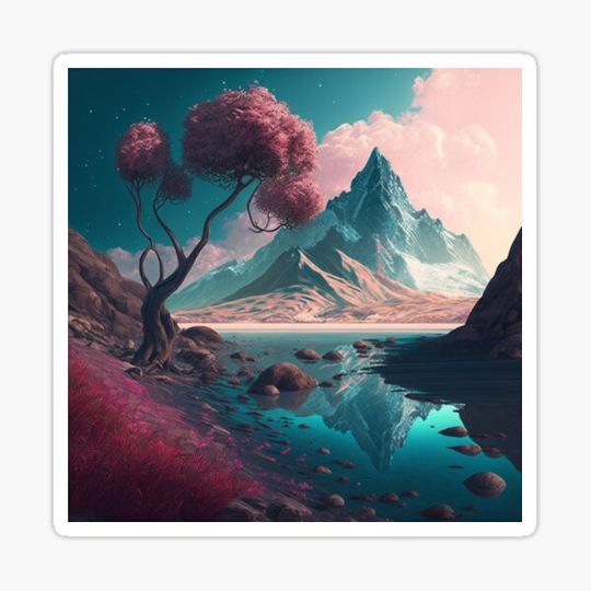Discover Beautiful Artsy Mountain Scenery