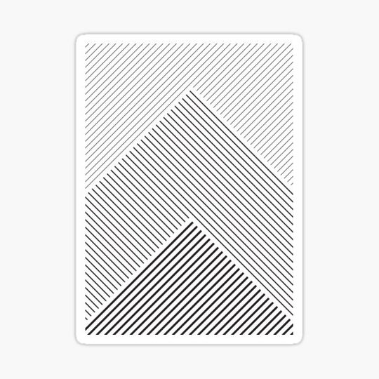 Discover Geometric Black and White Line Pattern
