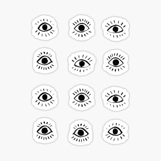 Discover Striped Eyeballs - Full Lashes