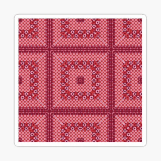 Discover Floral square kaleidoscope