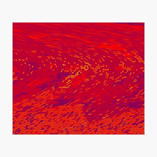 Discover Lava Wave Stunning Red