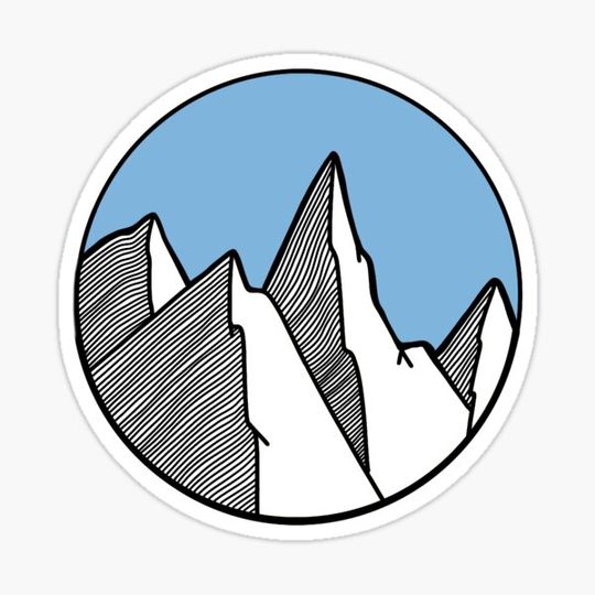 Discover mountains blue