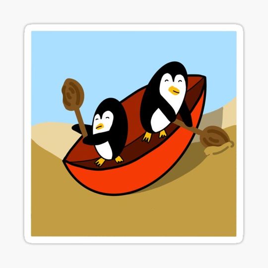 Discover Sure Does - Penguins in a Canoe