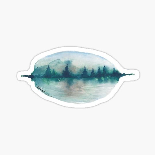 Discover oval dream - naive scenery - yaara happy art