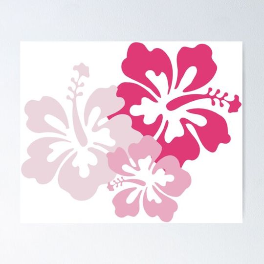 Discover triplet Hawaiian Flowers