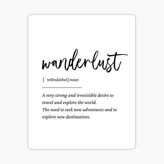 Discover Wanderlust Definition