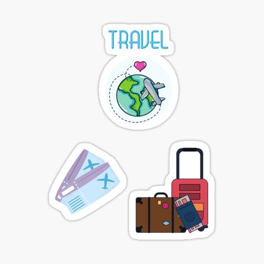 Discover Travel sticker pack