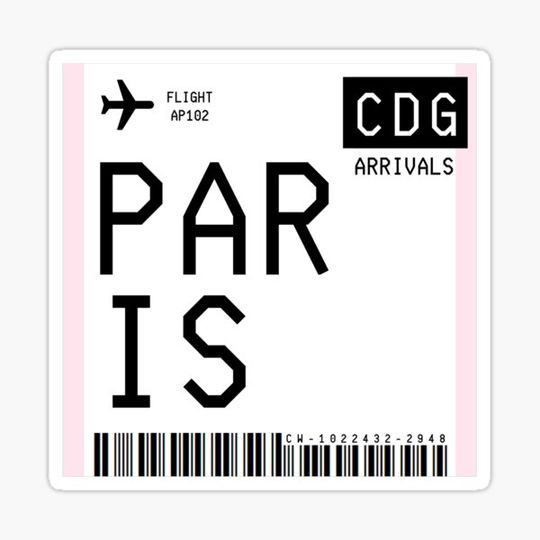Discover Paris Mini Boarding Pass