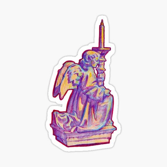 Discover Technicolor Angel with a Candlestick