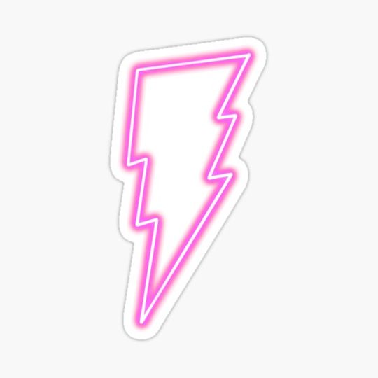 Discover neon pink lightning