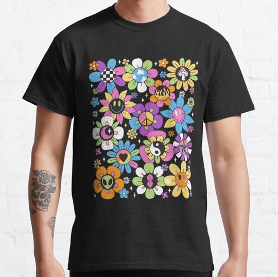 Discover Neon Pastel Smiley Blossoms