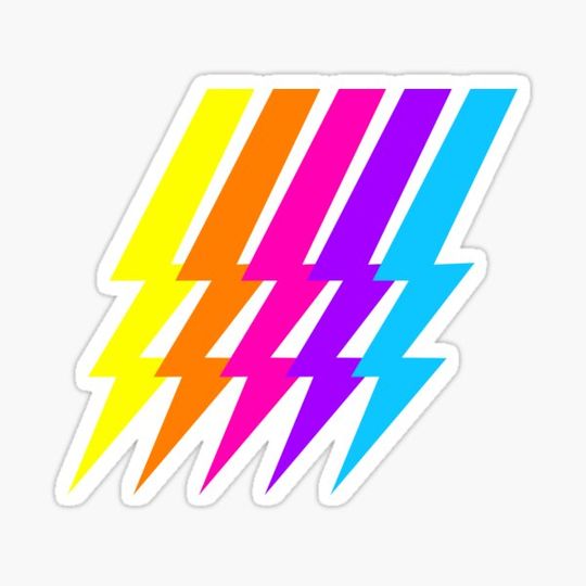 Discover Rainbow lightning bolt
