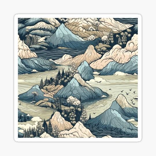 Discover Mountains, clouds and lakes