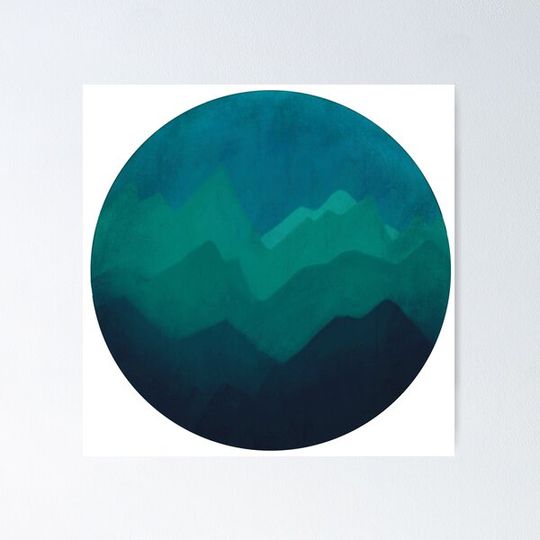 Discover Abstract mountain landscape