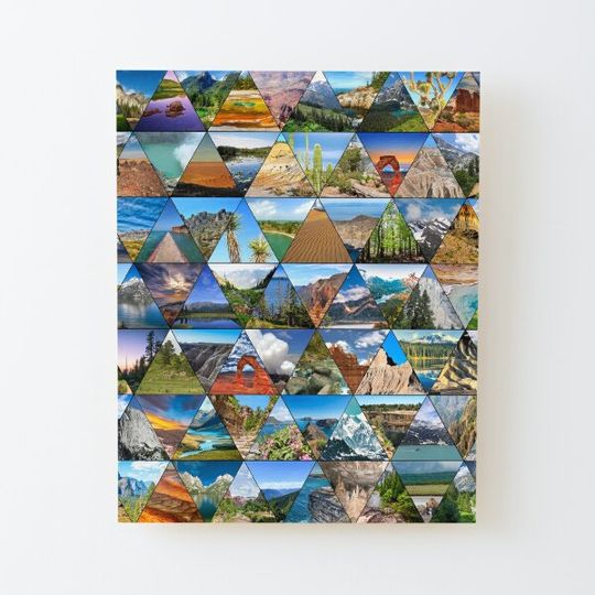Discover US National Parks Collage