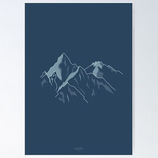 Discover Mountains (Blue)