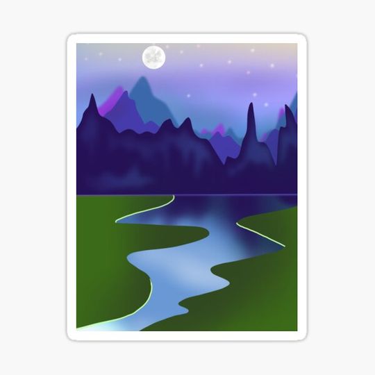 Discover mountains and moonlight