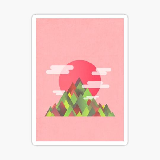 Discover Cloudy Pink Peaks