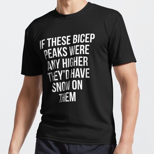 Discover If These Bicep Peaks Were Any Higher They'd Have Snow On Them