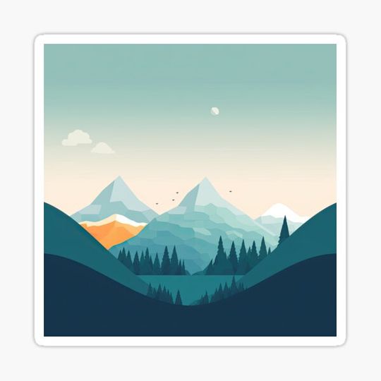 Discover Mountain peak landscape