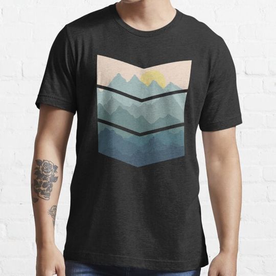 Discover Hiking mountains mountain geometric gift nature