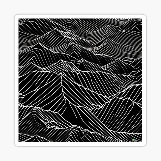 Discover Abstract Geometry Mountain Range Landscape 47