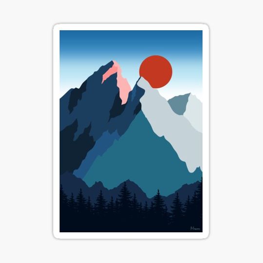 Discover blue mountain