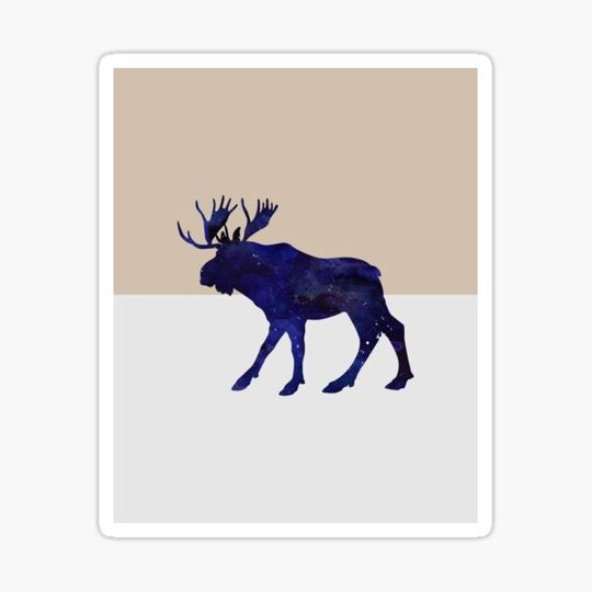 Discover Celestial Moose Colorblock