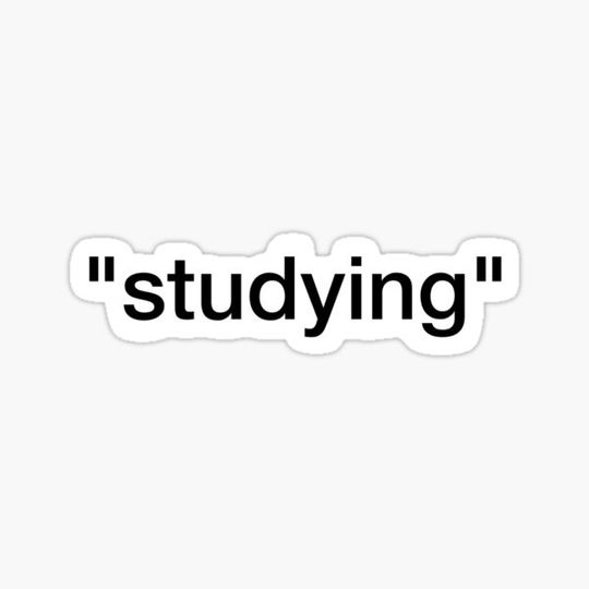 Discover "studying"