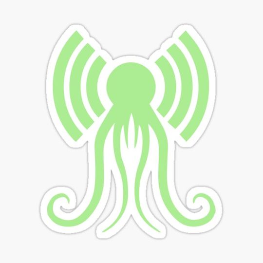 Discover The H.P. Lovecraft Literary Podcast Logo - Green