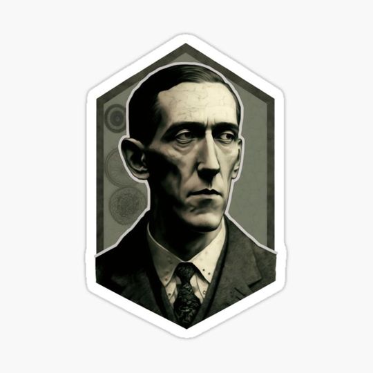 Discover HP Lovecraft - Realistic Portrait Black&White