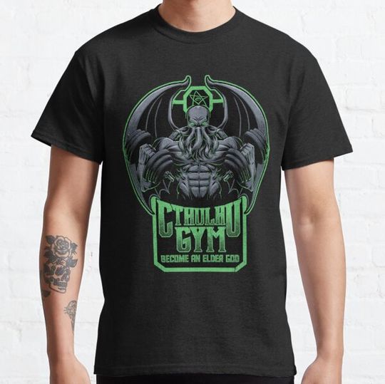 Discover Cthulhu Gym - Muscular Bodybuilder Monster