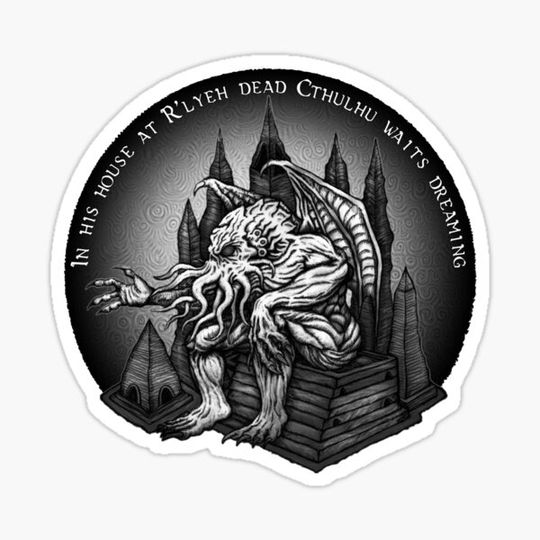 Discover Cthulhu R'lyeh Mono - Azhmodai 2018